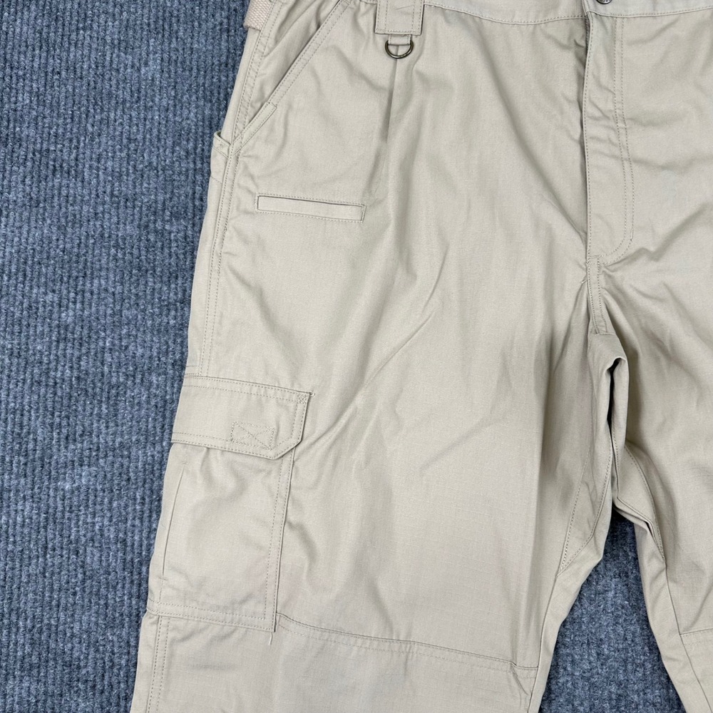 5.11 Tactical Taclite Pro Pants Mens 44x32 Khaki Tan Ripstop Cargo NWT - Picture 14 of 16